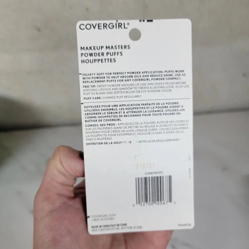 Makeup Masters Powder Puffs, 3 ct,‎ White COVERGIRL